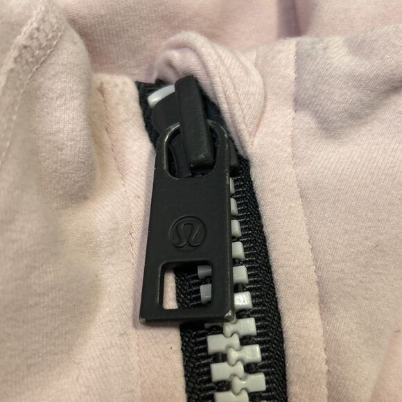 Lululemon DEFINE JACKET Pink With Black Zipper Size 8 Athletic Fit - Picture 9 of 11
